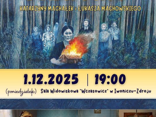 Plakat zapraszający na wydarzenie Dzień i Noc.