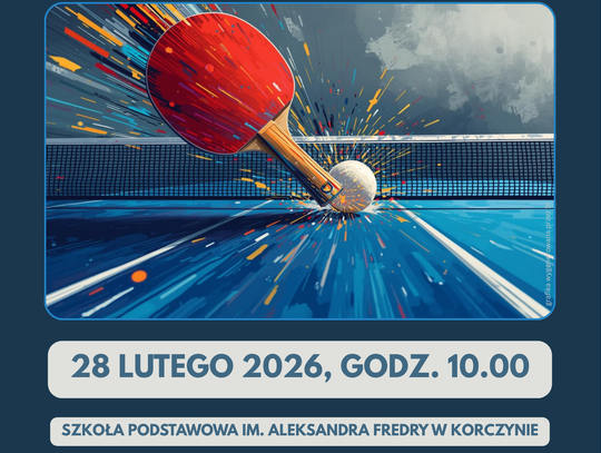 Eliminacje do Powiatowej Olimpiady Tenisa Stołowego w Korczynie