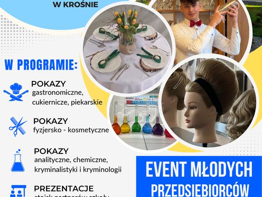 Event Młodych Przedsiębiorców w ZSP nr 2 w Krośnie