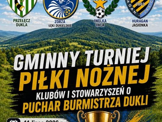 Gminny Turniej Piłki Nożnej Klubów i Stowarzyszeń o Puchar Burmistrza Dukli
