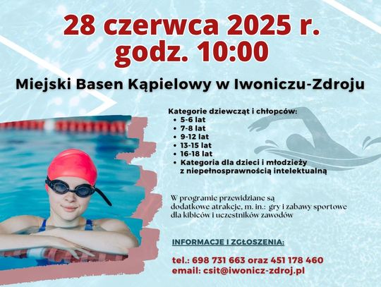 II Młodzieżowe Zawody Pływackie o Puchar Burmistrza Gminy Iwonicz-Zdrój