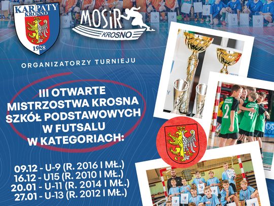 III Otwarte Mistrzostwa Krosna Szkół Podstawowych w Futsalu - U15