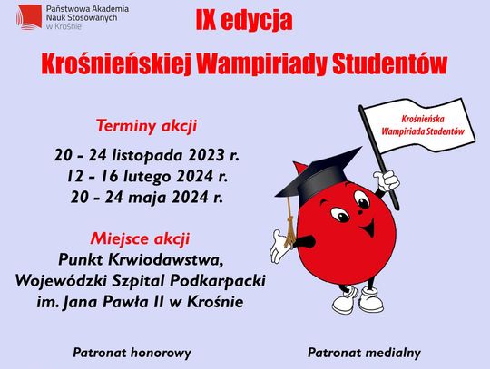 IX edycja Krośnieńskiej Wampiriady Studentów