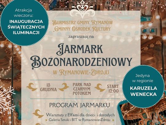 Jarmark Bożonarodzeniowy w Rymanowie-Zdroju