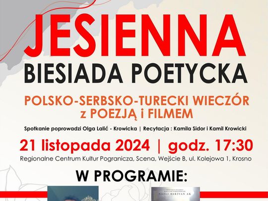 Jesienna Biesiada Poetycka - spotkanie kultur, słowa i obrazu