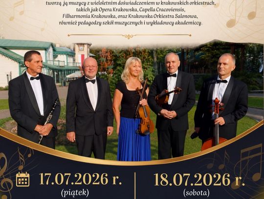 Plakat koncertu Iwonickiej Orkiestry Salonowej w Iwoniczu-Zdroju