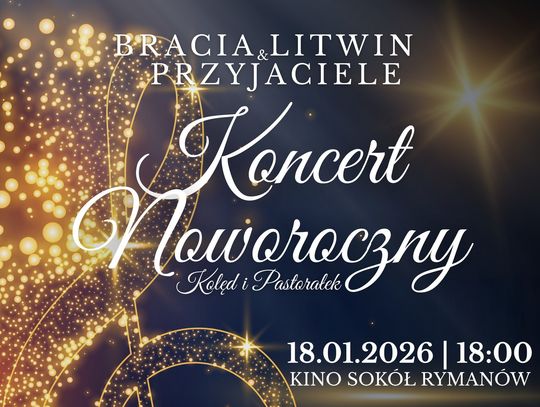 Plakat koncertu noworocznego