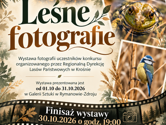 Leśne fotografie w Galerii Sztuki w Rymanowie-Zdroju