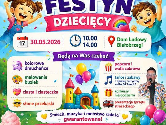 Magiczny Festyn Dziecięcy na Białobrzegach