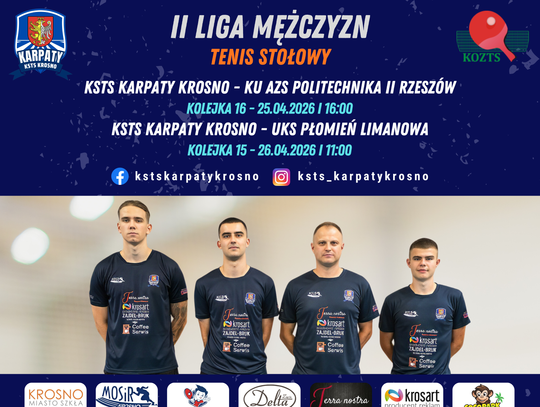 Mecze II ligi mężczyzn - KSTS Karpaty Krosno