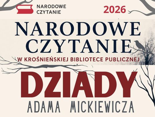 Narodowe Czytanie 2026 w Krośnieńskiej Bibliotece Publicznej