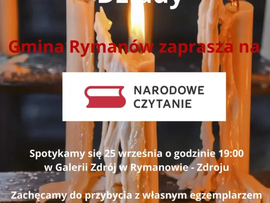 Narodowe Czytanie „Dziady” Adama Mickiewicza