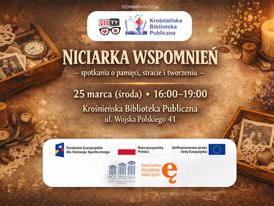 „Niciarka Wspomnień” w Krośnie. Jak rozmawiać o stracie i oswoić żałobę