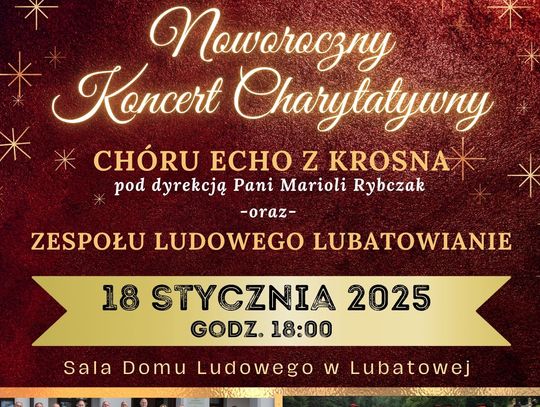 Noworoczny Koncert Charytatywny w Lubatowej