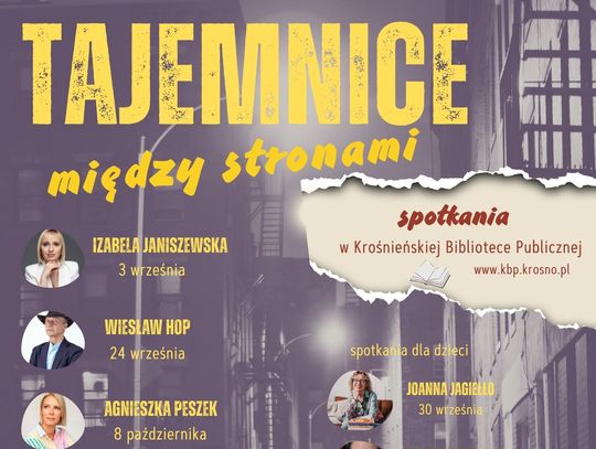 Nowy projekt krośnieńskiej biblioteki - "Tajemnice między stronami"