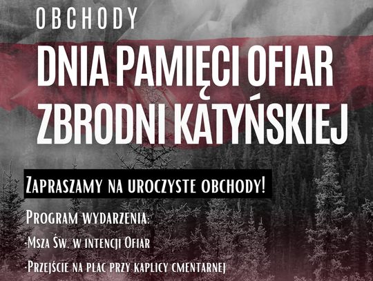 Obchody Dnia Pamięci Ofiar Zbrodni Katyńskiej