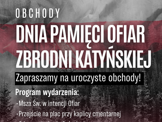 Obchody Dnia Pamięci Zbrodni Katyńskiej