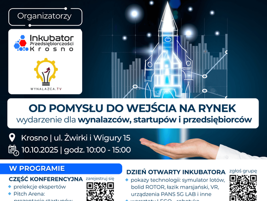 Od pomysłu do wyjścia na rynek – wydarzenie dla wynalazców, startupów i przedsiębiorców