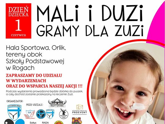 Piknik charytatywny dla Zuzi w Rogach
