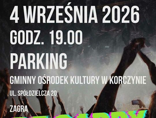 Plakat wydarzenia Potańcówka na rockowo w Korczynie