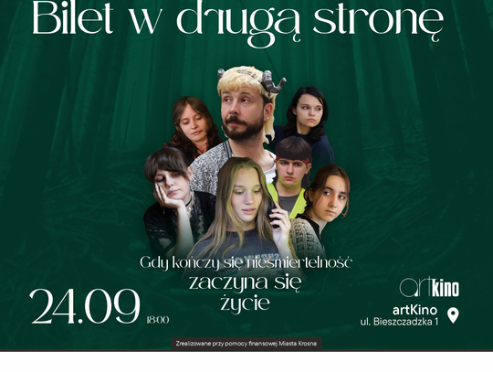 Plakat filmu 'Bilet w drugą stronę'