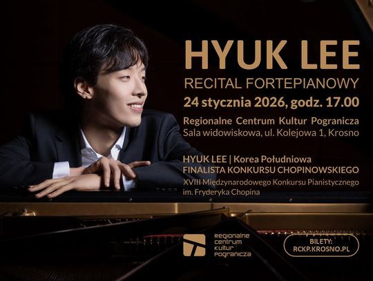 Recital Fortepianowy Hyuk Lee Plakat recitale fortepianowego Hyuk Lee