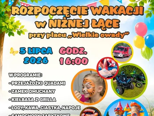 Rozpoczęcie wakacji w Niżnej Łące