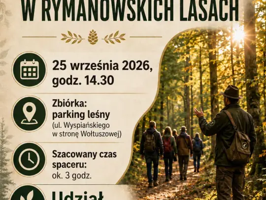 Spacer z leśnikiem w rymanowskich lasach