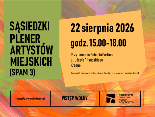 SPAM 3 w Krośnie: sąsiedzki plener artystów miejskich zaprasza na twórcze popołudnie w sercu Karpackich Klimatów