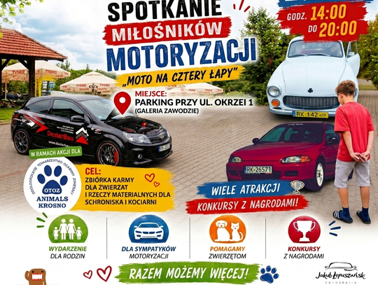 Spotkanie Miłośników Motoryzacji „Moto Na Cztery Łapy”