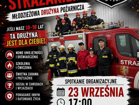 Spotkanie organizacyjne Młodzieżowej Drużyny Pożarniczej OSP Krosno-Polanka