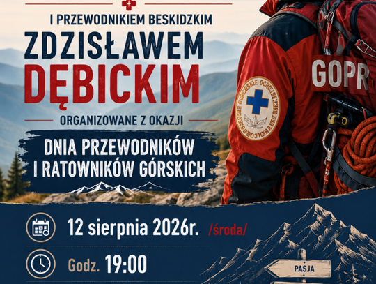 Spotkanie z ratownikiem Bieszczadzkiej Grupy GOPR i przewodnikiem beskidzkim Zdzisławem Dębickim