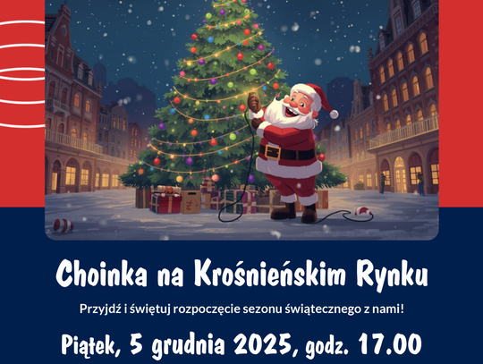 Spotkanie ze św. Mikołajem i rozświetlenie choinki na krośnieńskim rynku