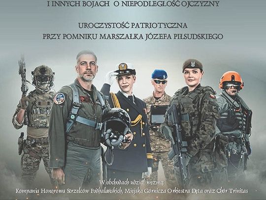 Plakat informujący o obchodach Święta Wojska Polskiego w Krośnie 15 sierpnia 2026 roku.