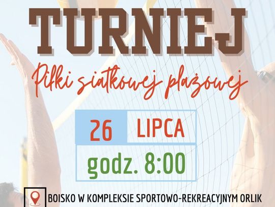 Turniej piłki siatkowej plażowej