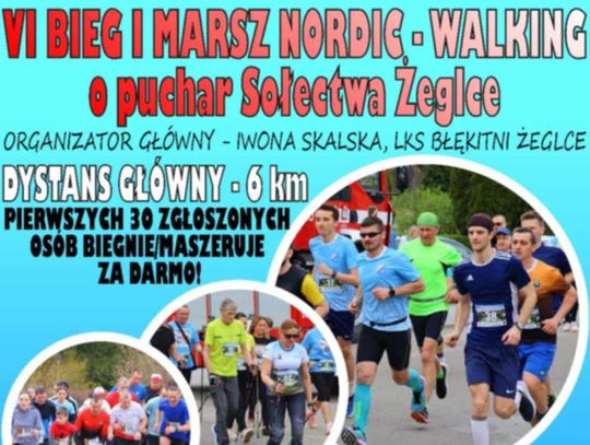 VI Bieg i Marsz Nordic Walking o puchar Sołectwa Żeglce