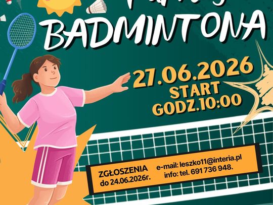 VI Wakacyjny Turniej Badmintona
