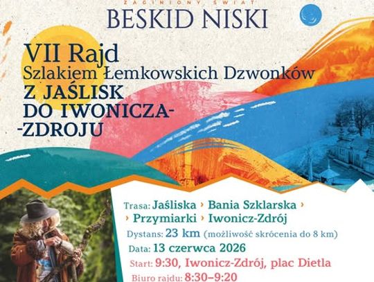 VII Rajd Szlakiem Łemkowskich Dzwonków z Jaślisk do Iwonicza-Zdroju