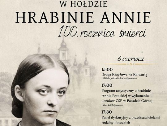 W hołdzie Hrabinie Annie – 100. rocznica śmierci. Obchody rocznicowe w Rymanowie