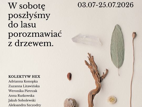 W sobotę poszłyśmy do lasu porozmawiać z drzewem.