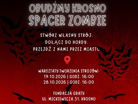 Warsztaty tworzenia kostiumów i Spacer Zombie w Krośnie