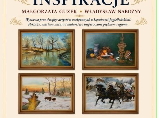 Wernisaż. Wystawa malarstwa „Łączkowskie Inspiracje”