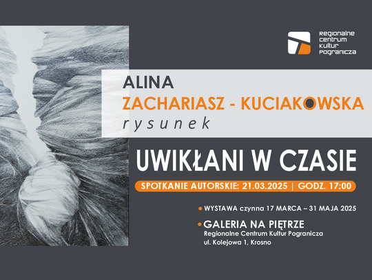 Wernisaż wystawy rysunku Aliny Zachariasz-Kucakowskiej "Uwikłani w czasie"