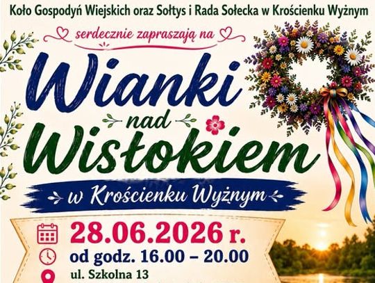 Wianki nad Wisłokiem w Krościenku Wyżnym