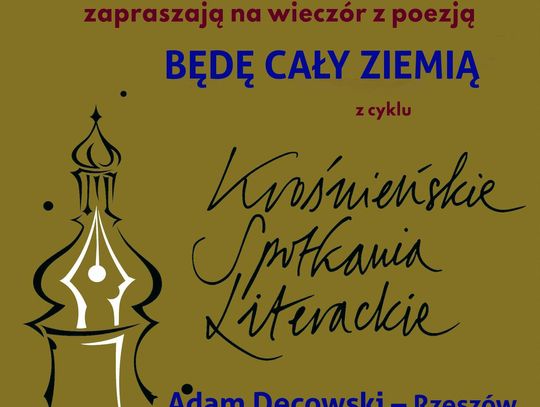 Wieczór z poezją "Będę cały ziemią"