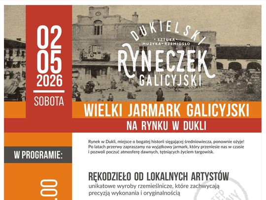 Wielki Jarmark Galicyjski na Rynku w Dukli