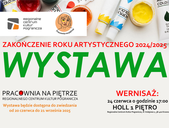 Wystawa na zakończenie sezonu artystycznego: plastyka, grafika