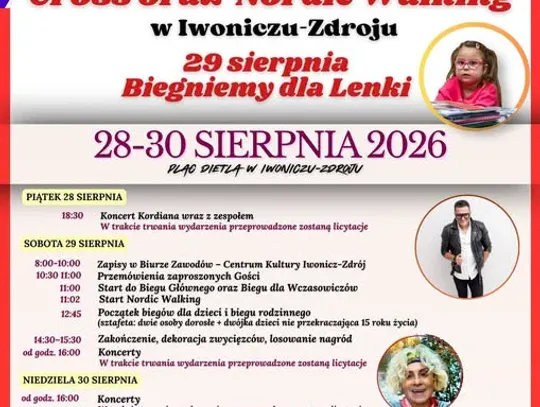X Charytatywny Cross oraz Nordic Walking w Iwoniczu-Zdroju