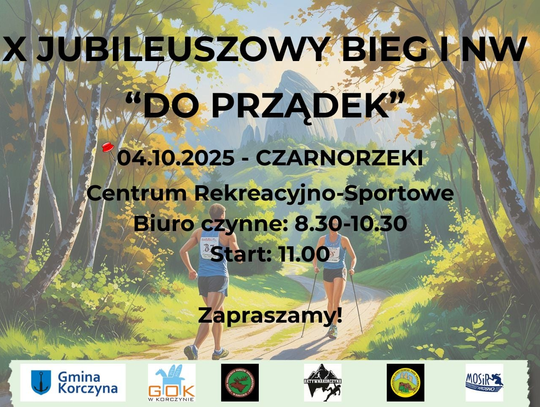 X Jubileuszowy Korczyński Bieg i Nordic Walking „Do Prządek”