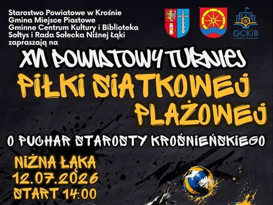 XVI Powiatowy Turniej Piłki Siatkowej Plażowej